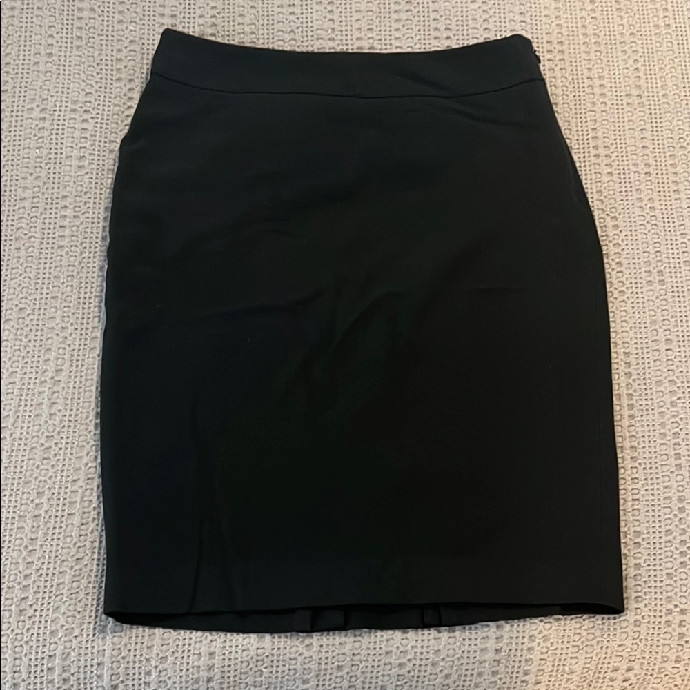 Black Knee-Length Pencil Skirt for Work
